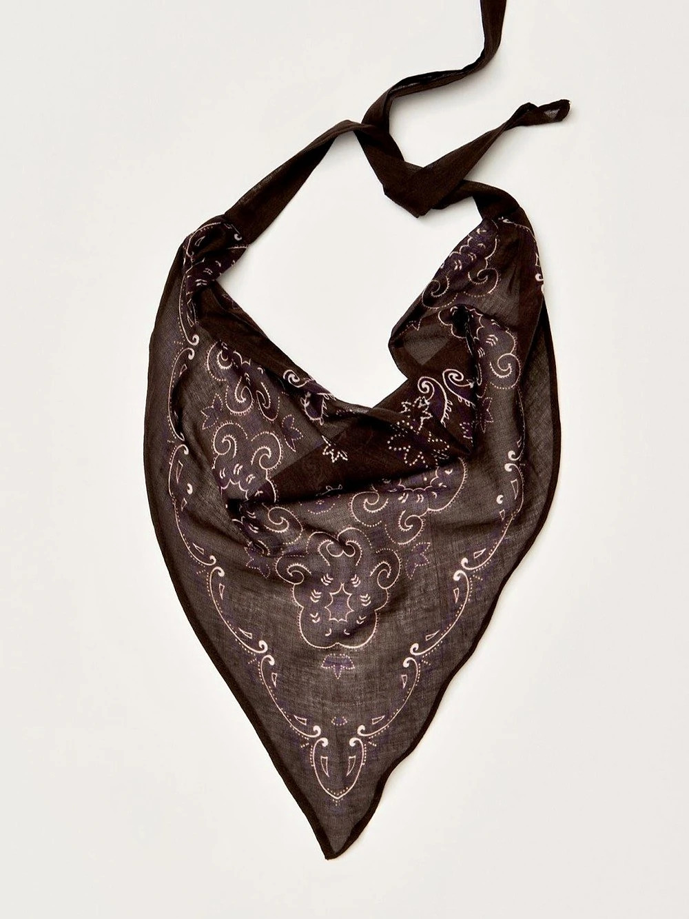 Free People Bridgette Paisley Print Bandana  Like New